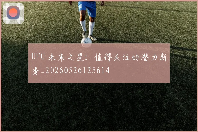 UFC 未来之星:值得关注的潜力新秀_20260526125614